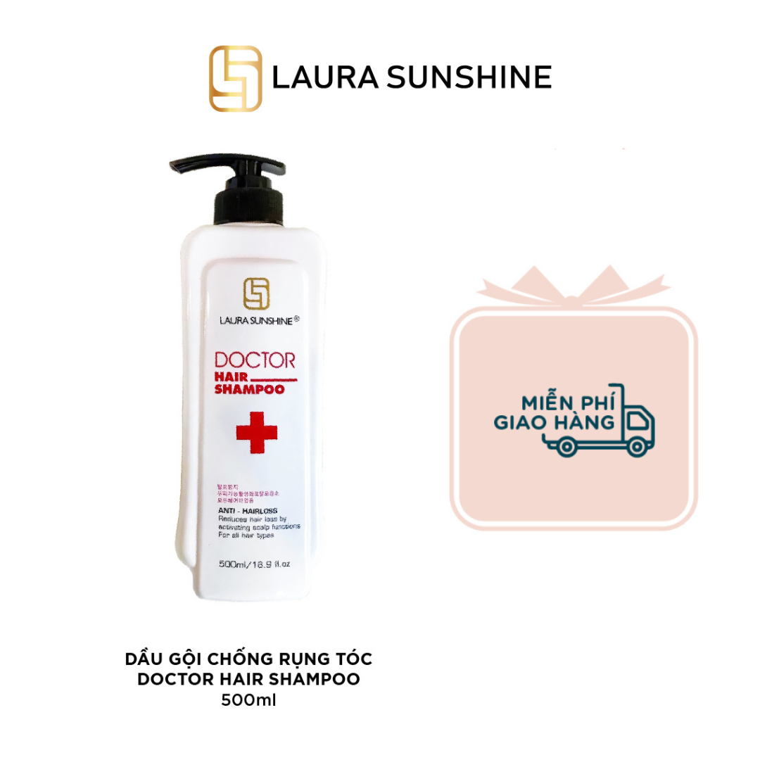 Doctor Hair Shampoo - Dầu gội hỗ trợ giảm rụng tóc - 500ml - Laura Sunshine