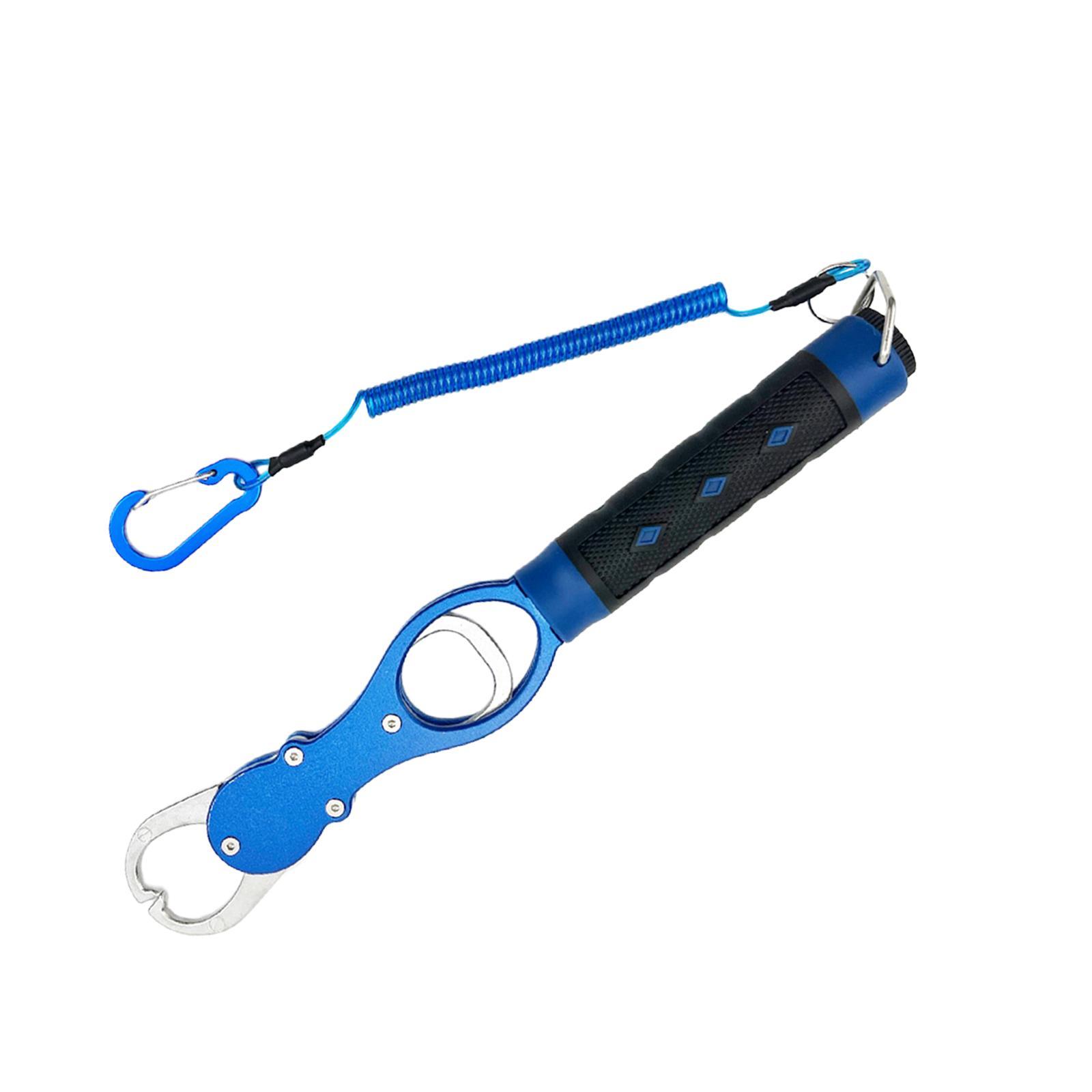 Fish Lip Gripper with Scale Fish Control Anti Slip Handle Fish Lip Grip Tool