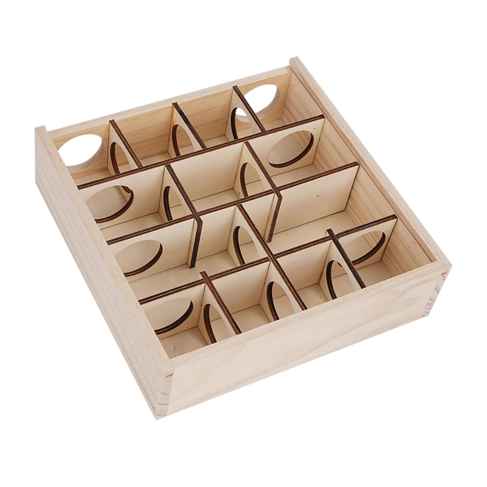 Pet Hamster House Small Animals Multi Chamber Wooden Maze for Dwarf Hamsters