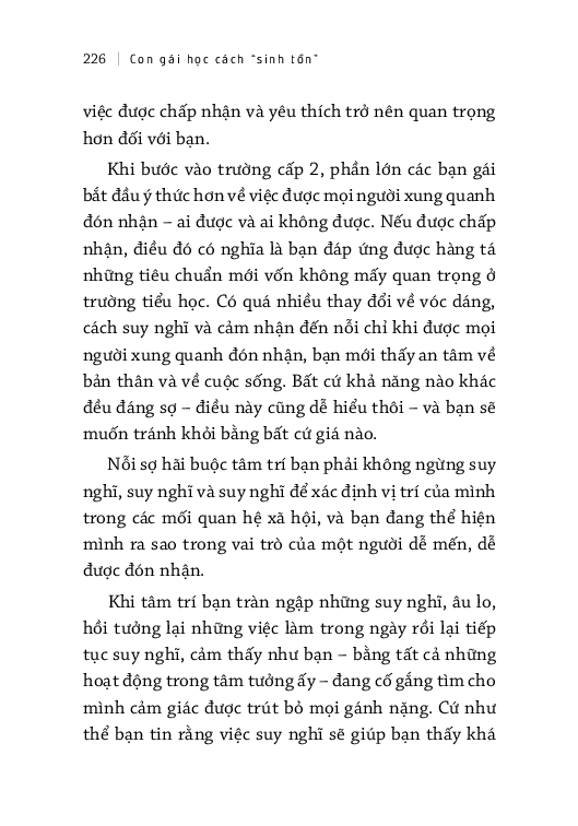 Con Gái Học Cách “Sinh Tồn” - 10 Bí Quyết Tâm Lý Để Tuổi Trẻ Của Bạn Ở Một Đẳng Cấp Khác _TRE