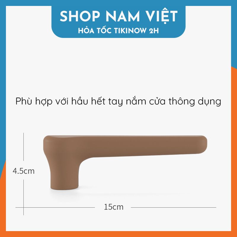 Bọc Tay Nắm Cửa Silicon Bảo Vệ An Toàn Cho Bé - Chính Hãng NAVIVU