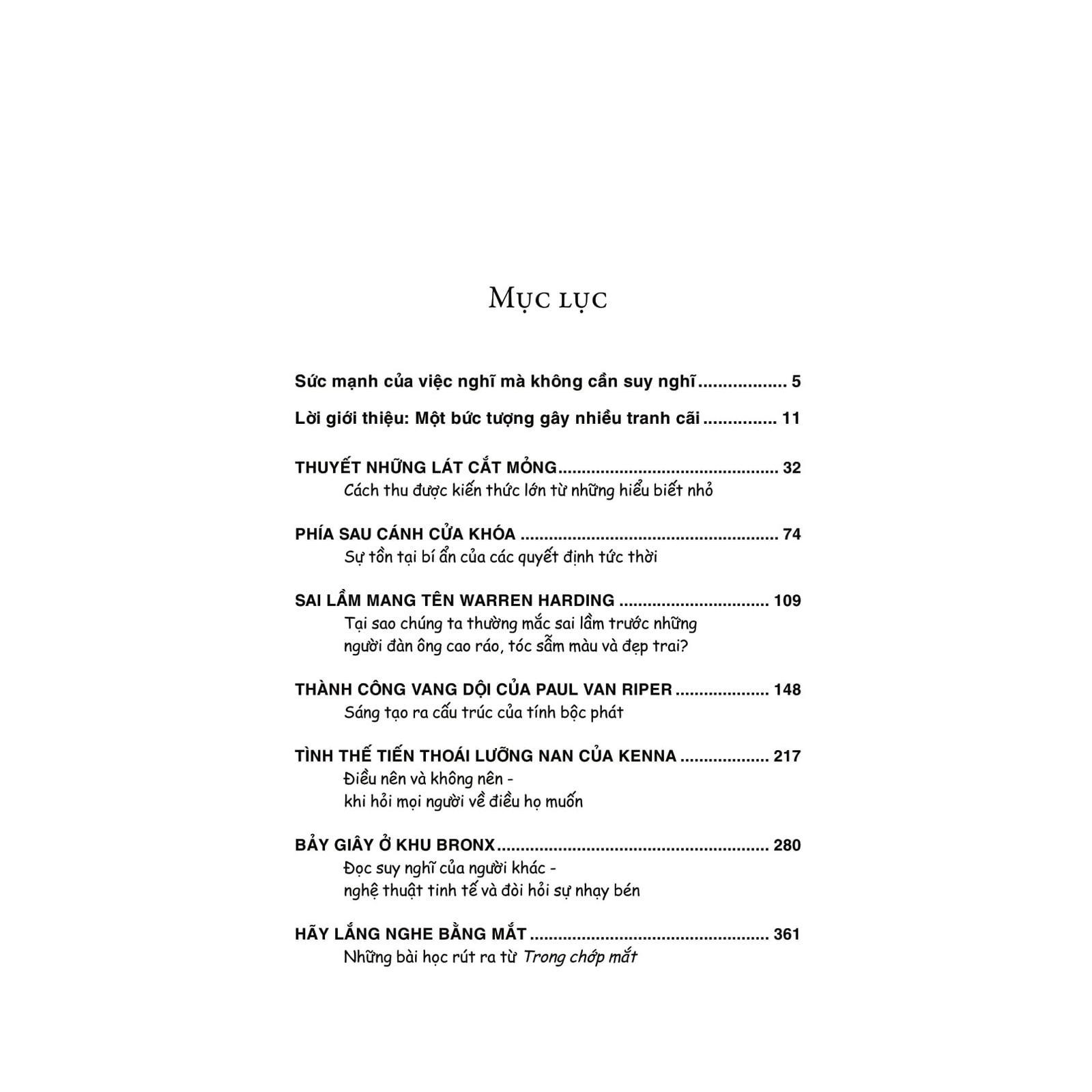 Trong Chớp Mắt - Blink (Tái Bản 2024) - Bản Quyền