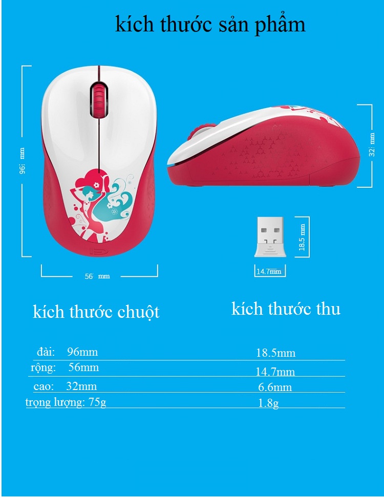 Chuột không dây cao cấp V10