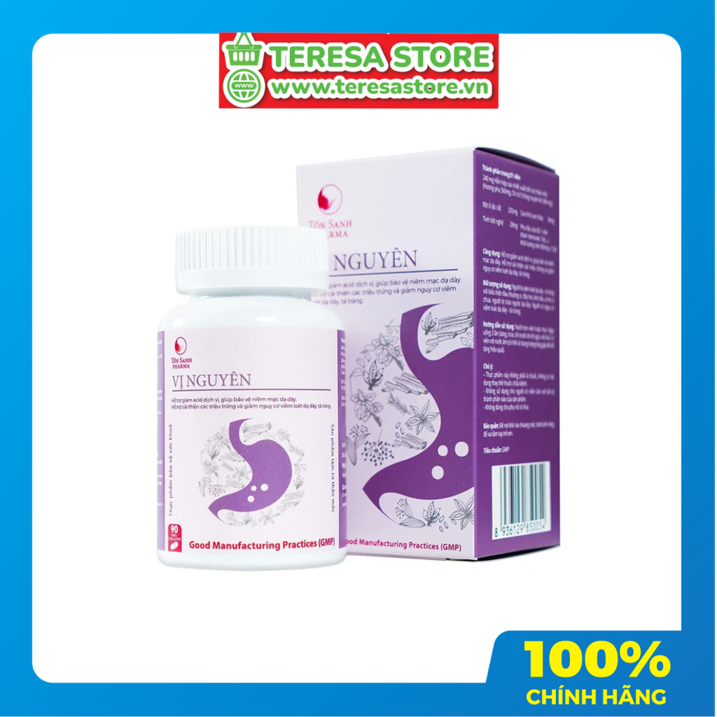 Viên Uống Hỗ Trợ Dạ Dày Tá Tráng - Vị Nguyên Tồn Sanh Pharma