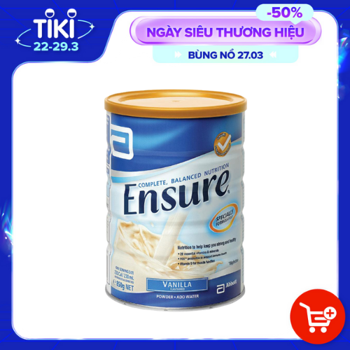 SỮA ENSURE ÚC HỘP 850gr