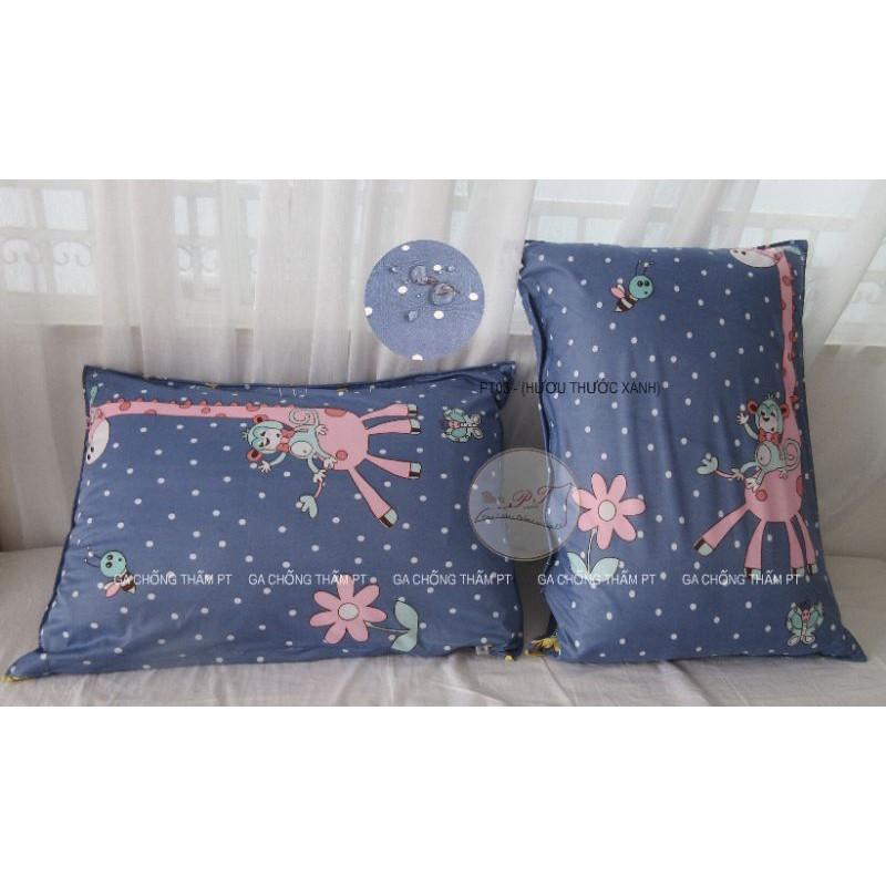 Ga cotton chống thấm nước mẫu hươu thước xanh