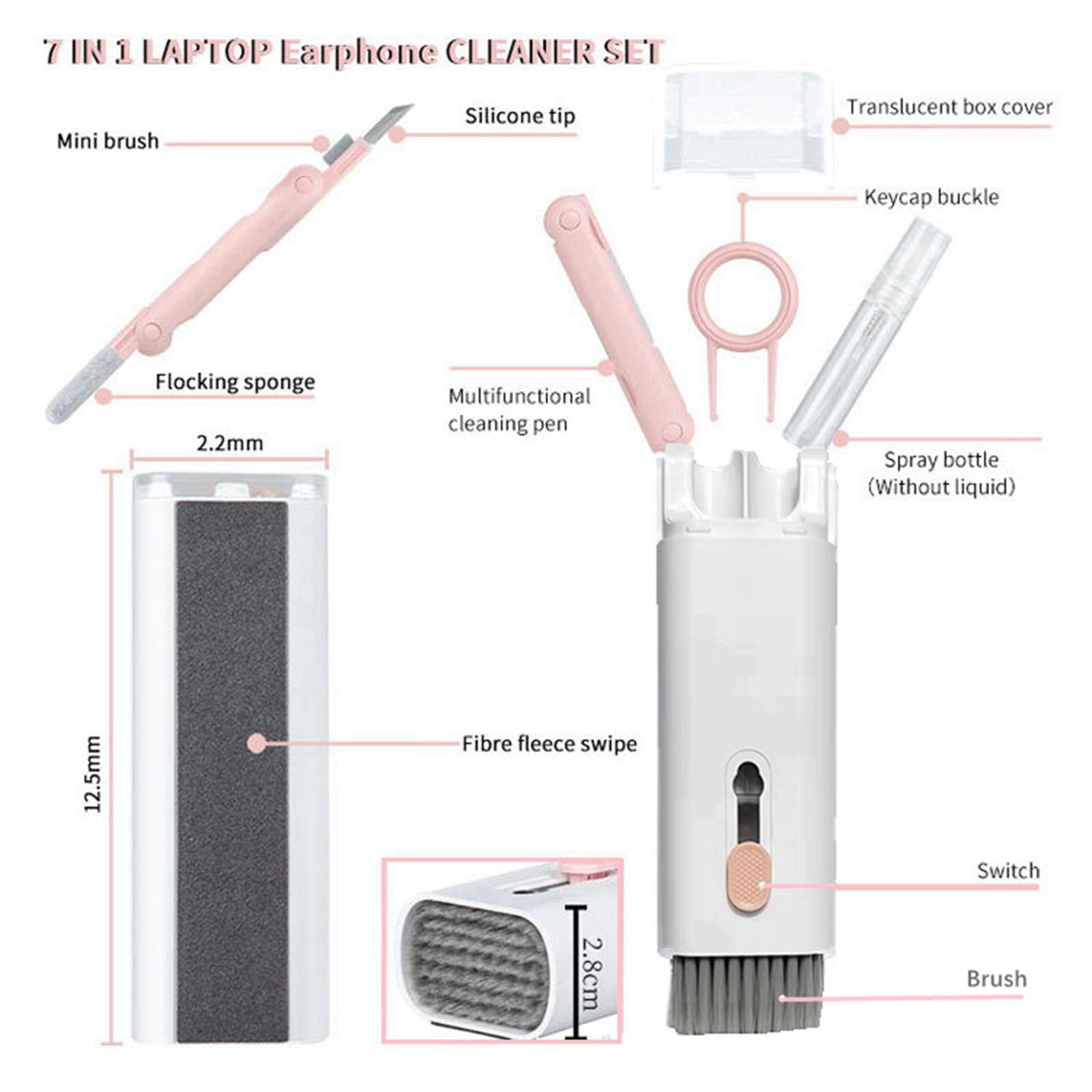 2Sets Electronics Cleaning Set Mini Brush Phone Headset Screen Dust Remover