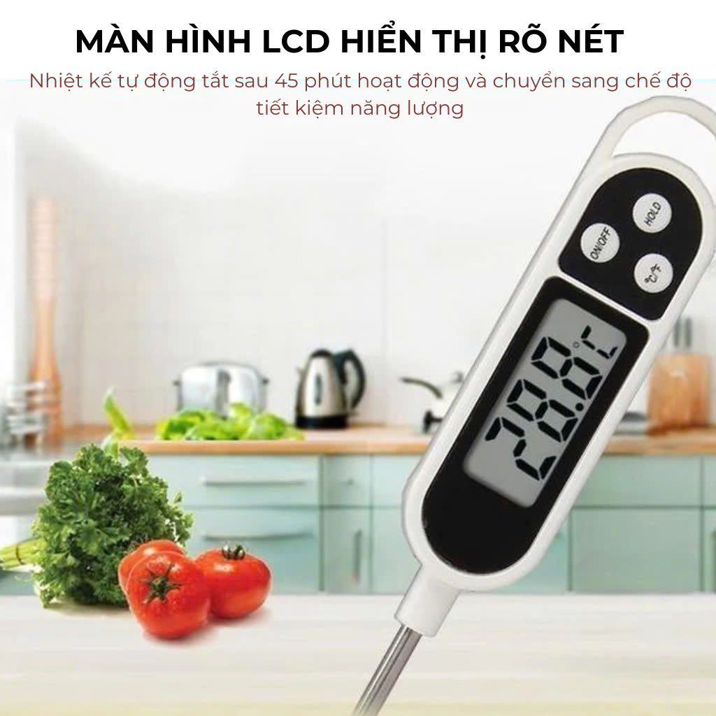 Nhiệt Kế Đo Nhiệt Độ Sữa và Đồ Ăn Cho Bé Nhiệt kế đo thực phẩm