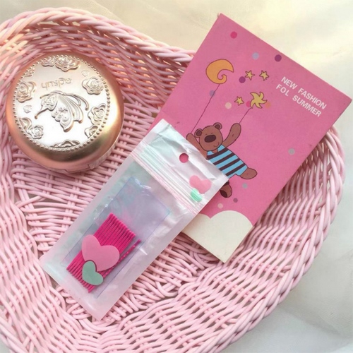 Giỏ giả mây hình trái tim dùng đựng đồ trang trí, đồ decor giao màu ngẫu nhiên