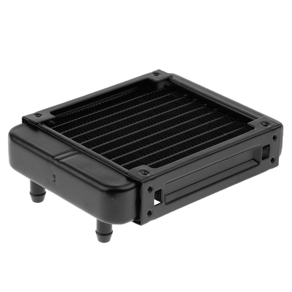 2 Pack 120mm 10Pipe PC Water Cooling CPU Cooler Row System Heat Exchanger Radiator