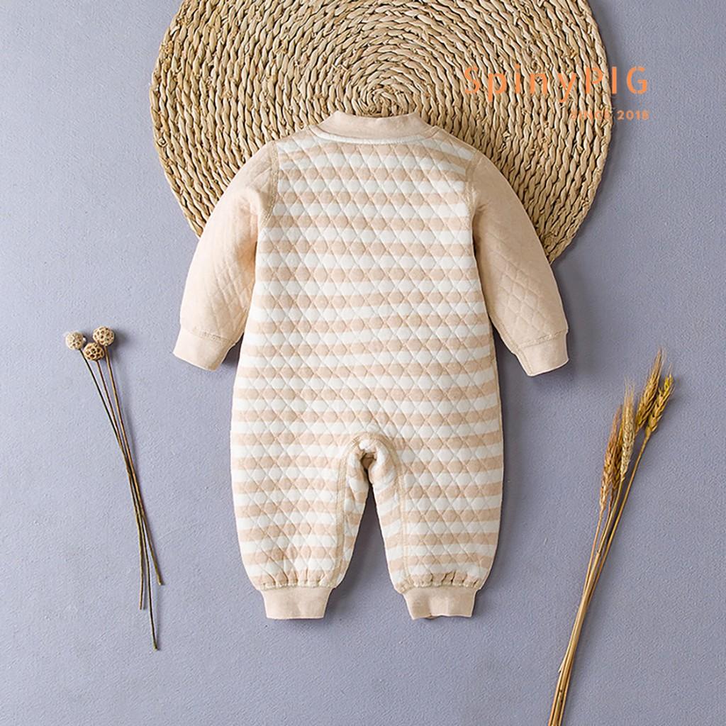 Quần áo sơ sinh 0-2 tuổi 100% cotton hữu cơ tự nhiên không chất tẩy nhuộm trần bông vô cùng mềm mại và ấm áp