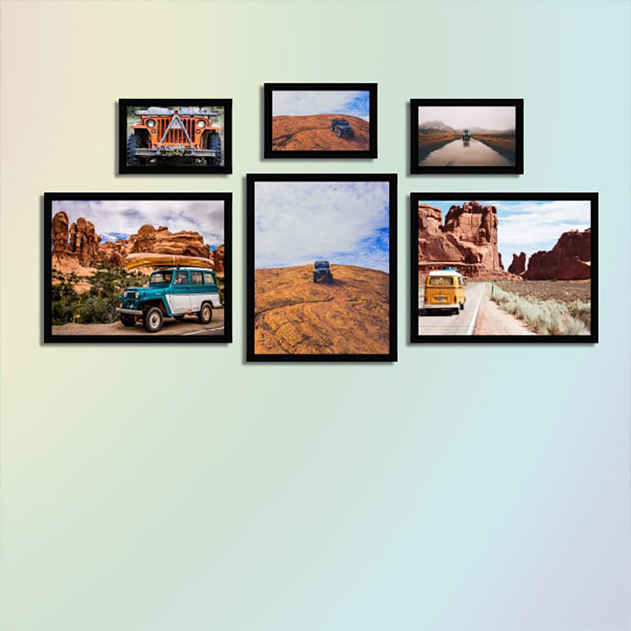 Bộ Khung Ảnh Treo Tường 6 Khung - WK12