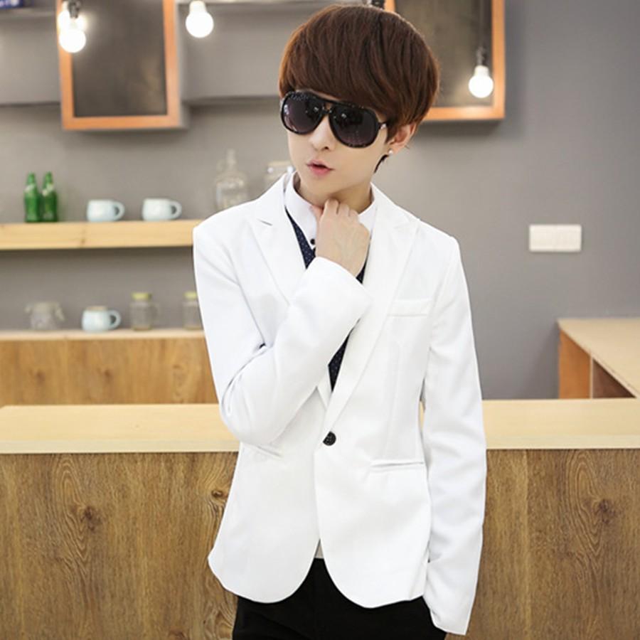 Áo vest nam Cao Cấp full size màu Trắng
