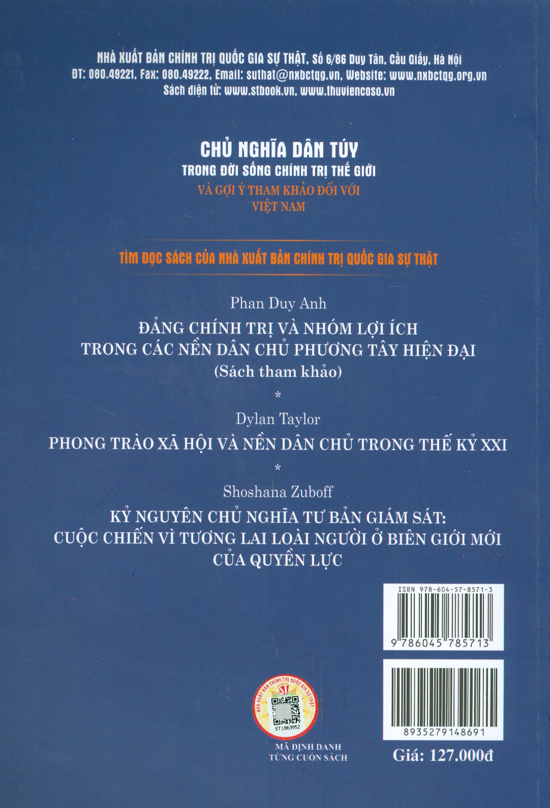 Chủ Nghĩa Dân Túy Trong Đời Sống Chính Trị Thế Giới Và Gợi Ý Tham Khảo Đối Với Việt Nam