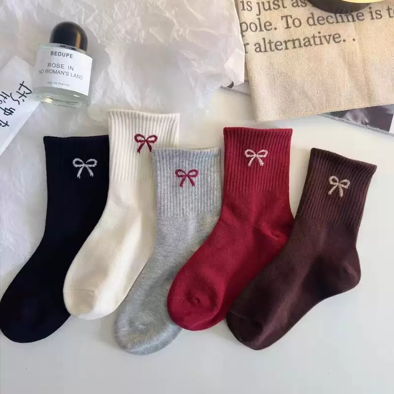 SET 5 ĐÔI TẤT VỚ NƠ NỮ DỄ THƯƠNG MÃ 45 TỪ 1-12 TUỔI DÀNH CHO BÉ GÁI