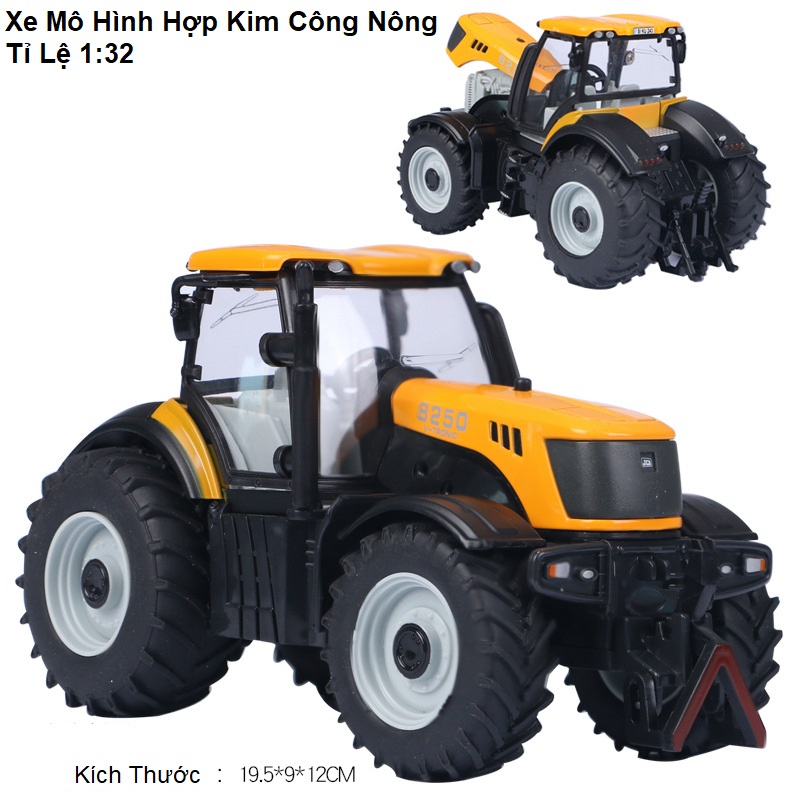 Xe mô hình hợp kim công nông tỉ lệ 1:32 đồ chơi trẻ em hoặc trang trí