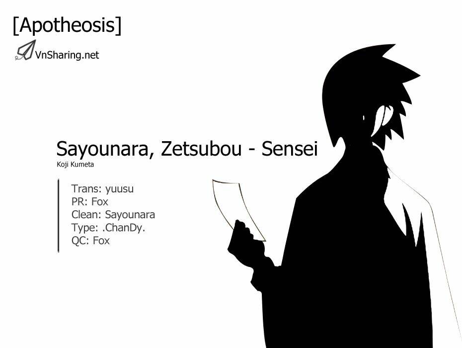 sayounara, zetsubou-sensei chapter 27 1