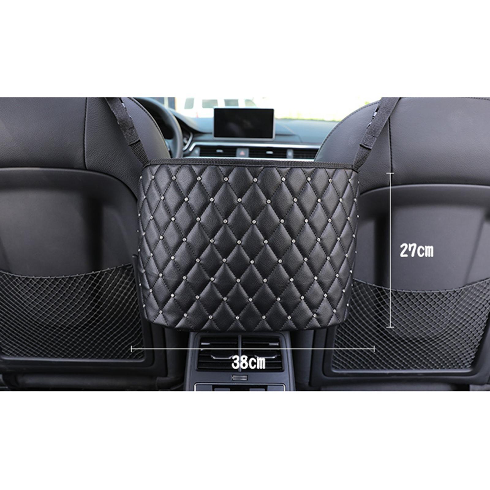 2 Packs Car Net Pocket Storage Bag Door Seat Side Back Holder Organizer Pouch