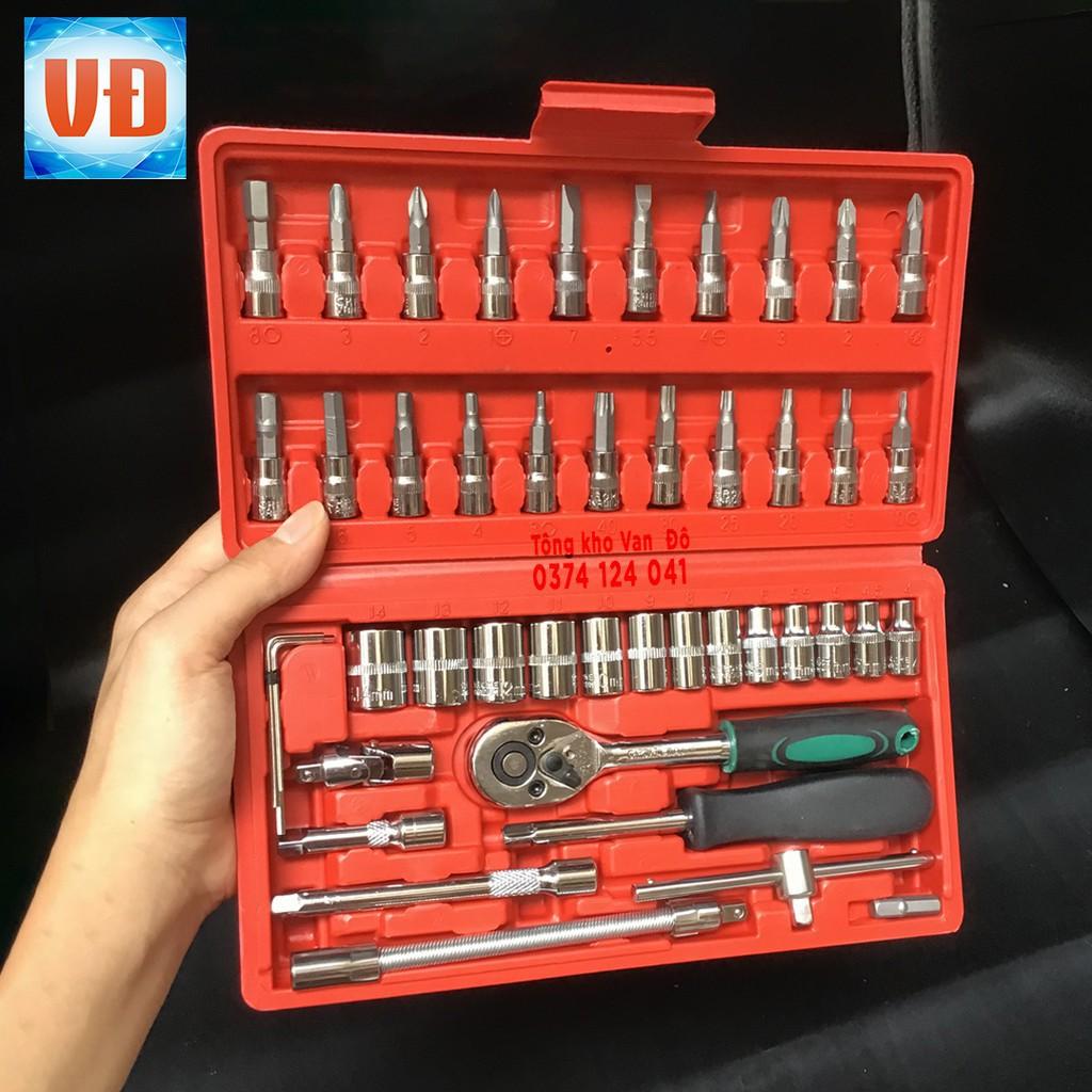 BỘ DỤNG CỤ SỬA CHỮA GIA ĐÌNH 46 MÓN - 46 CHI TIẾT