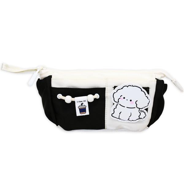 Bóp Viết Vải Cún - Shunde 8140 - Màu Đen