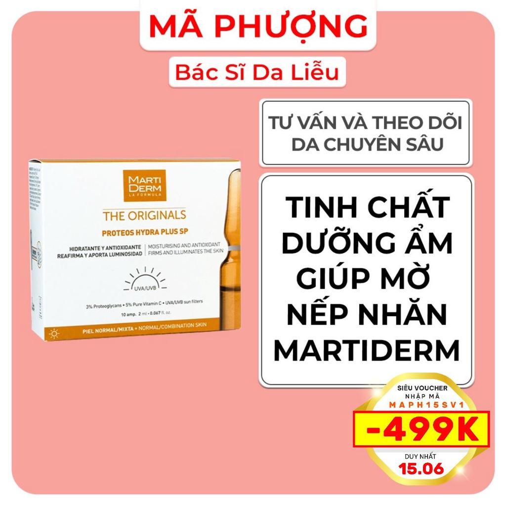 Tinh chất Ampoule dưỡng ẩm và ngừa lão hóa da Martiderm The Original Proteos Hydra Plus Sp Vàng