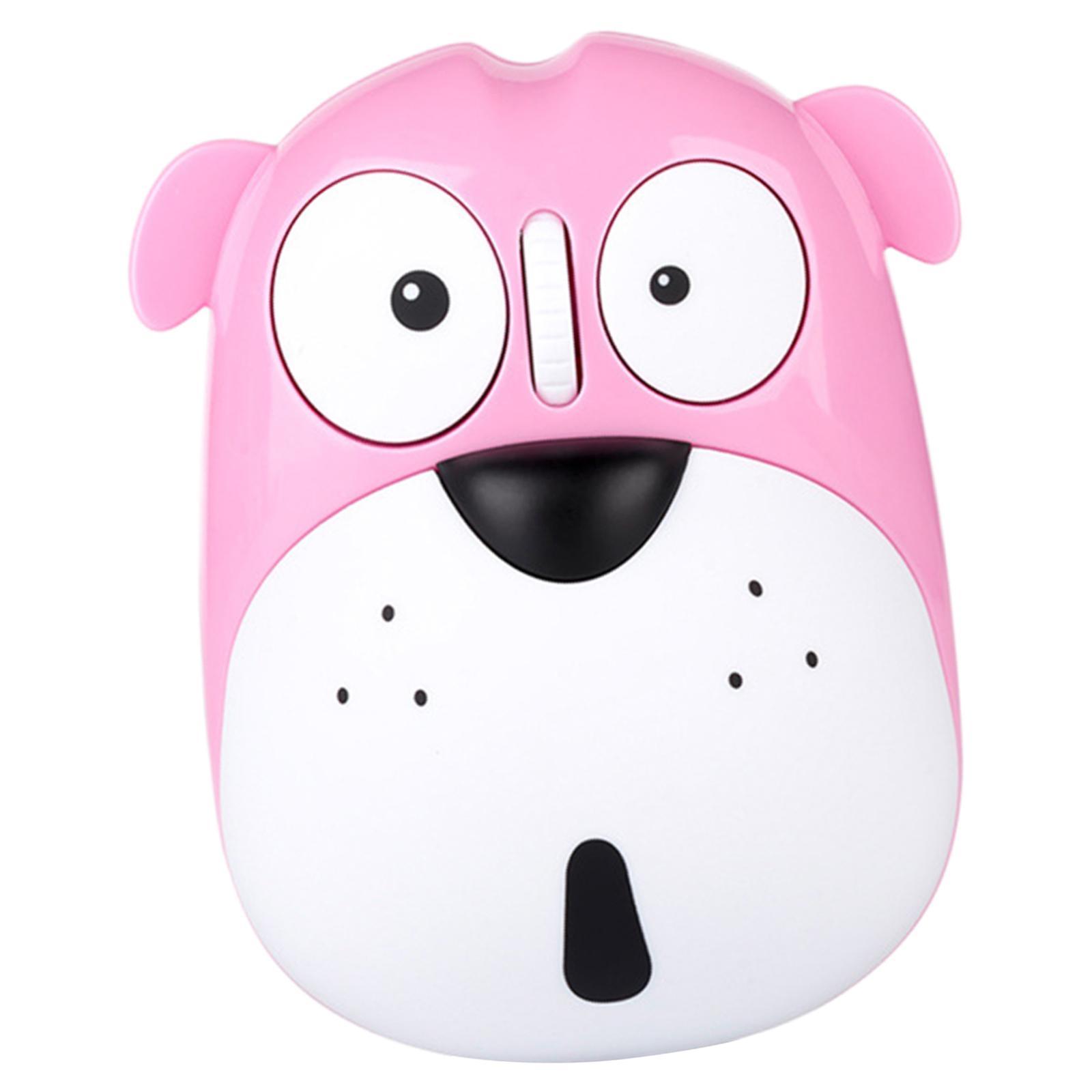 2.4G Wireless Mouse Dog Shape with USB Nano Receiver Animal for Office