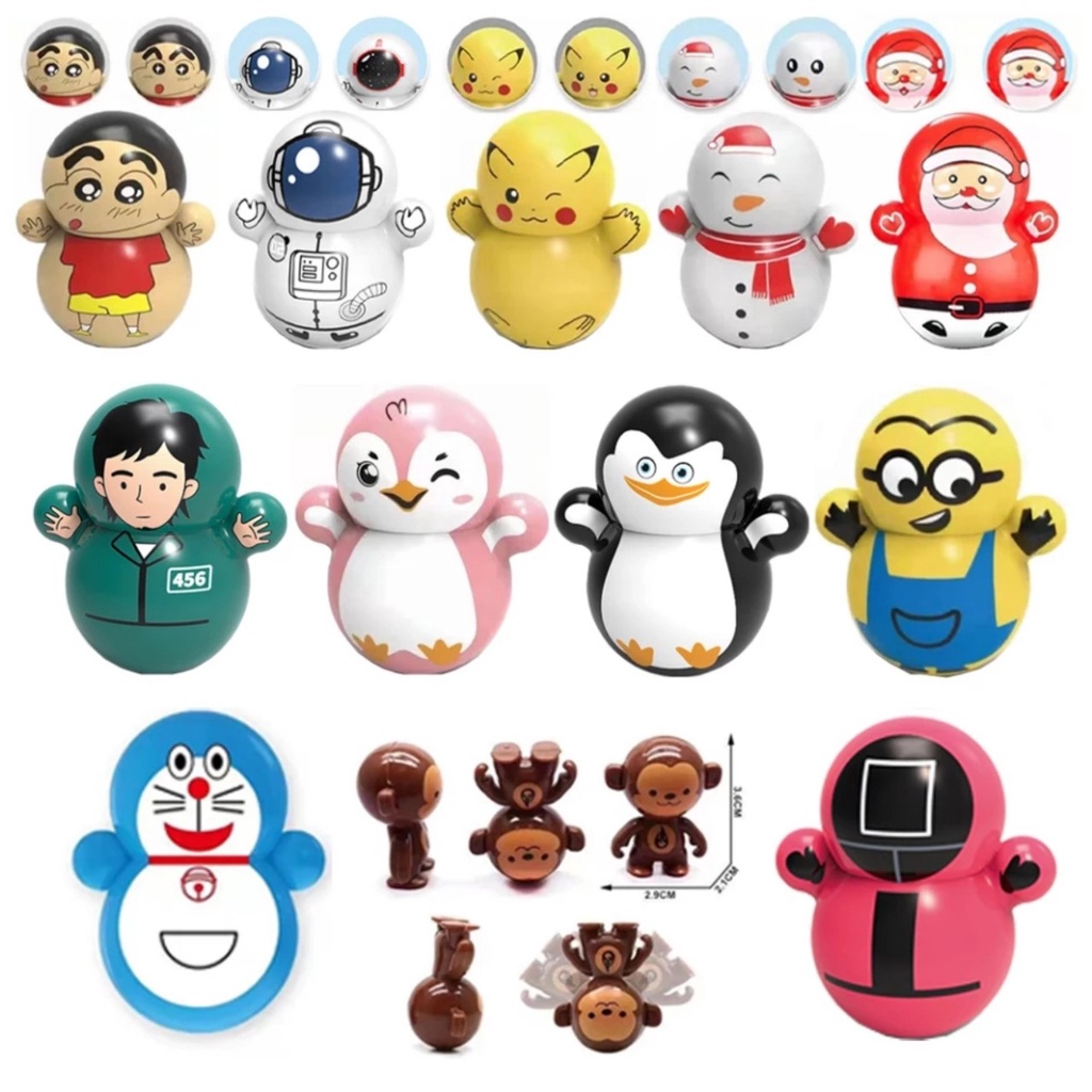 Lật đật mini squid game, lật đật nhiều mẫu cho bé siêu dễ thương