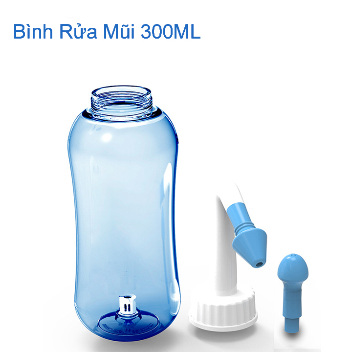 Bình Rửa Mũi 300ml. Bình Xịt Vệ Sinh Mũi Ngăn Ngừa Viêm Mũi, Viêm Xoang