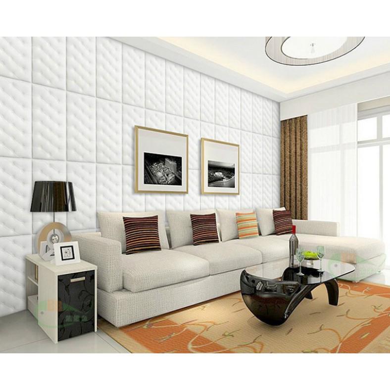 Bộ 6 miếng dán tường hiệu ứng 3D trang trí nhà cửa đẹp mắt
