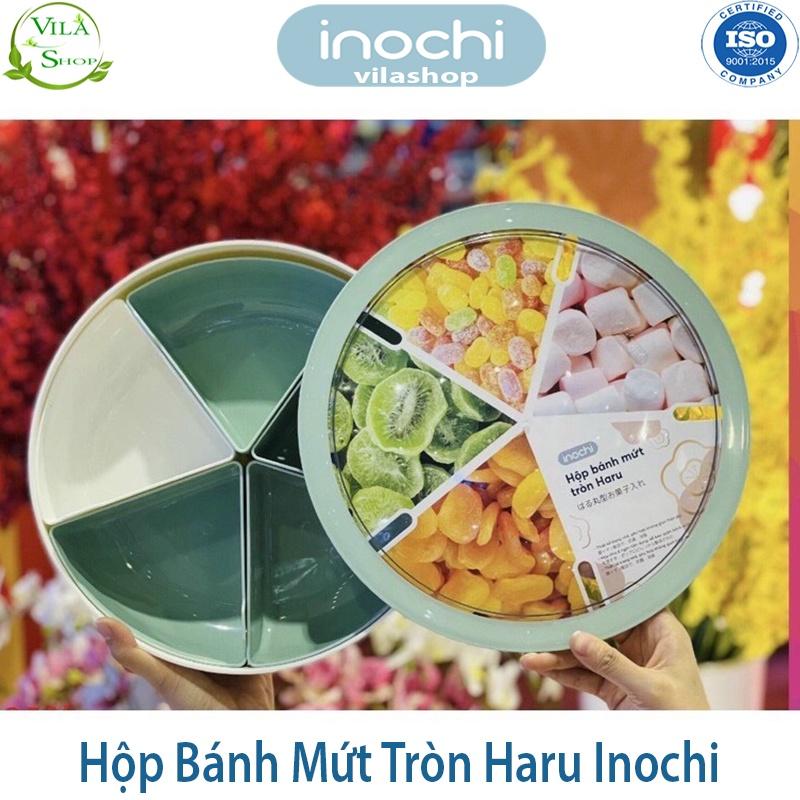 Hộp Mứt, Khay Đựng Mứt - Đựng Bánh Kẹo, Hạt Dưa Nhựa Cao Cấp Inochi - Vẻ Đẹp Nhẹ Nhàng Tinh Tế, Đạt Tiêu Chuẩn Nhật