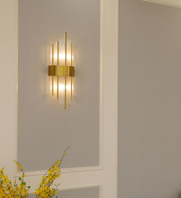 Đèn tường MENOR pha lê hiện đại trang trí nội thất cao cấp, sang trọng - kèm bóng LED chuyên dụng