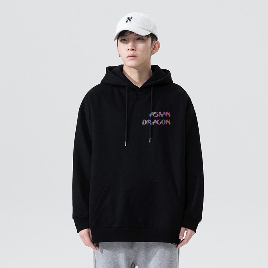 Áo Hoodie Nam Nữ Vải Nỉ Ngoại Dày Dặn Phản Quang Rồng Anam Store