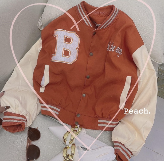 Áo Khoác Bomber Da Lộn Lửng Nữ Unisex Mẫu Mới chữ B Siêu Đẹp Thời Trang, ÁO KHOÁC CROPTOP BOMBER (KÈM VIDEO HÌNH THẬT), Áo Khoác Dáng Lửng Nữ Phom Rộng Unisex Kiểu Áo Bomber Chất Da Lộn Lót Dù Cao Cấp Tay Bo Sịn Mang 4 Mùa