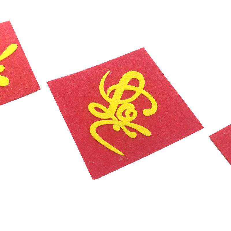 Bộ 3 Chữ Thư Pháp Trang Trí Tết "Phúc Lộc Thọ" 10 cm - Vinacraft - Hình Thoi