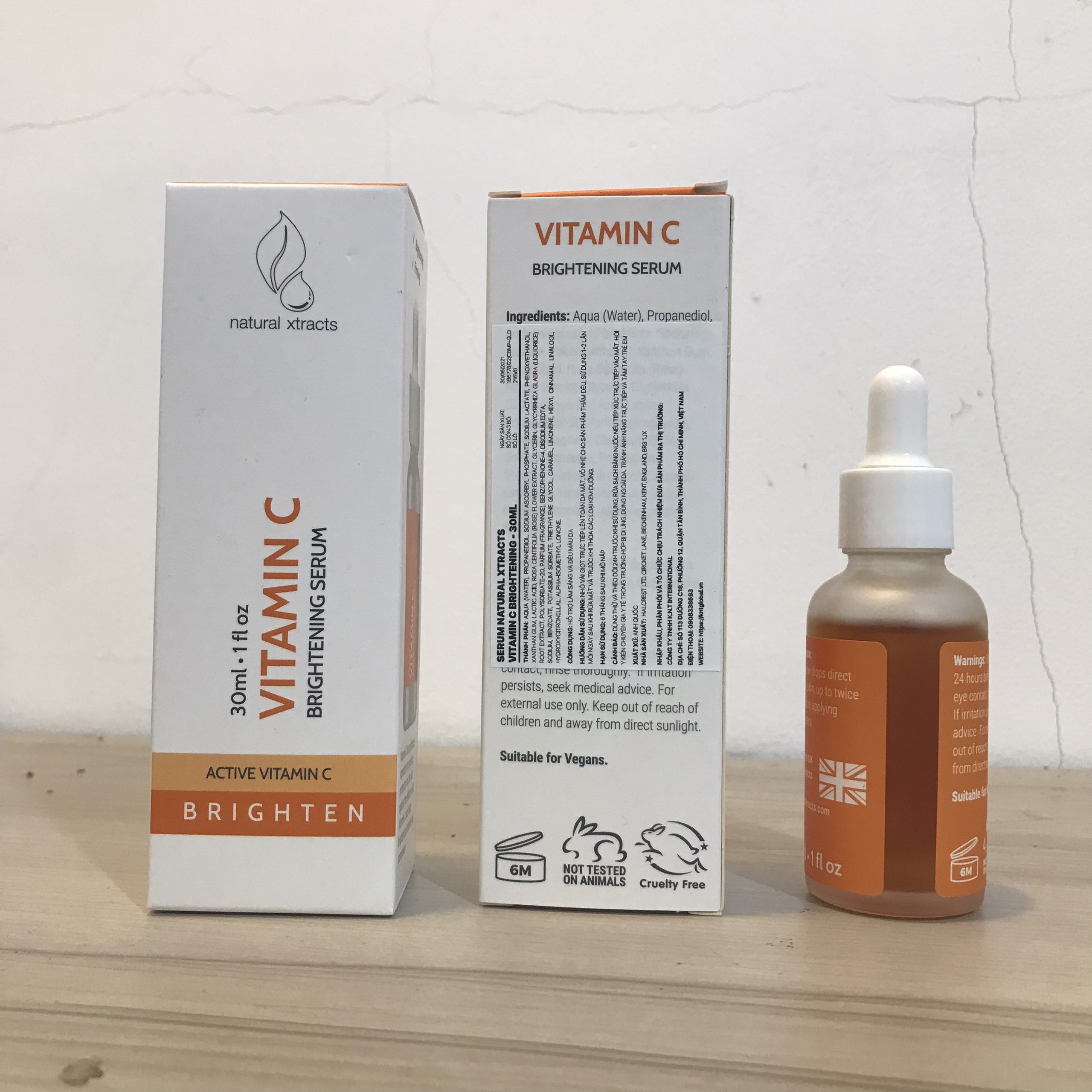 Tinh Chất Dưỡng Sáng Da Natural Xtracts Vitamin C Brightening Serum 30ml