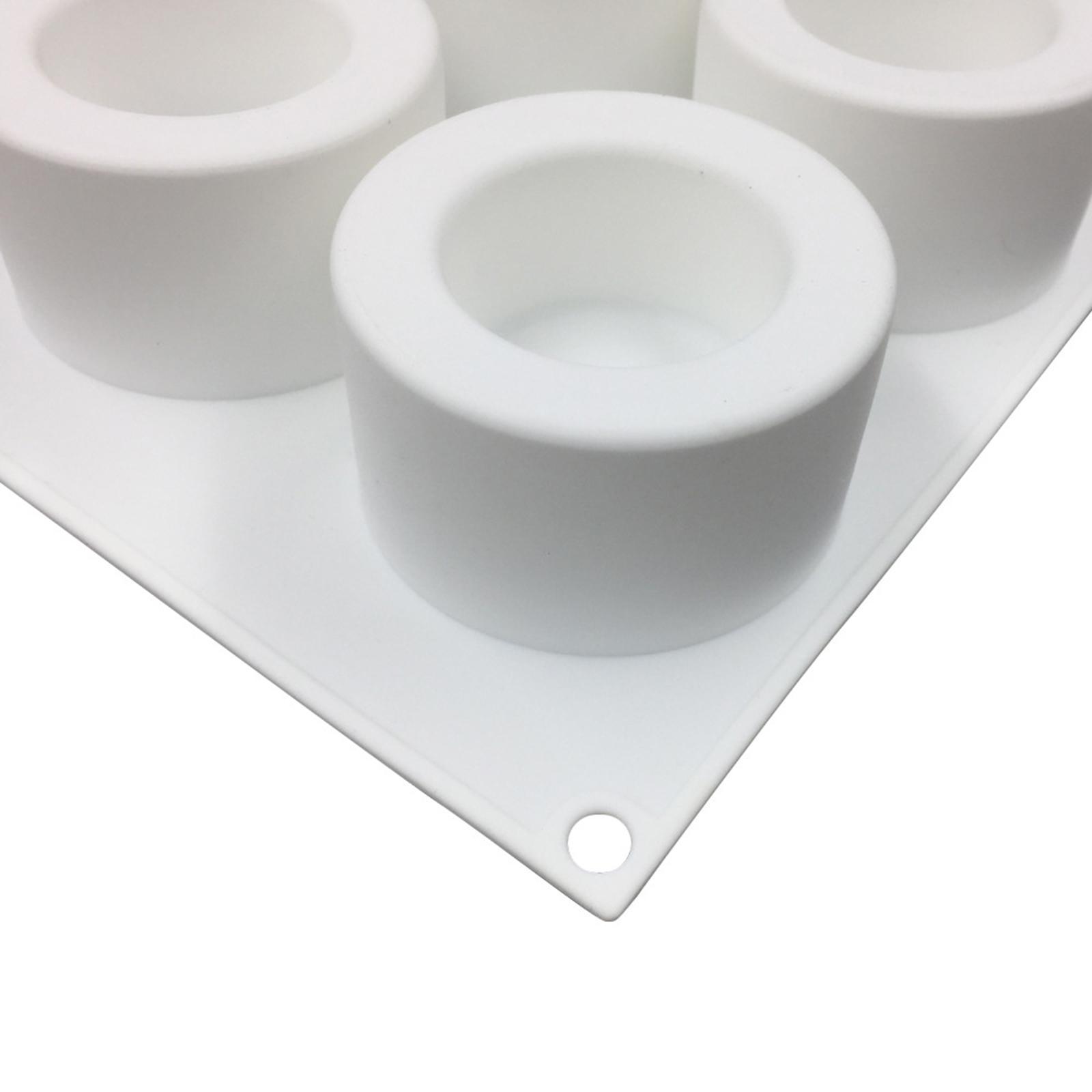 Cake Silicone Pan DIY 6 Hole Cake Making Pan for Kids and Adults Family