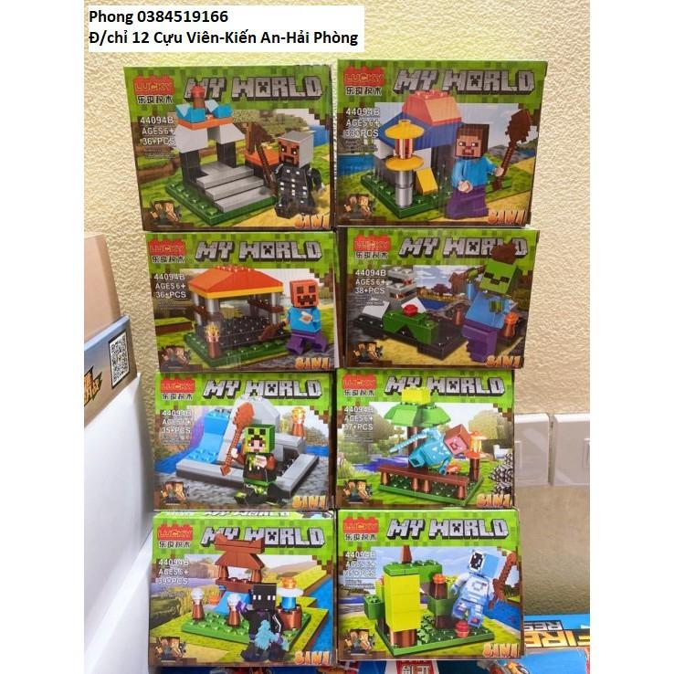 Lắp ráp xếp hình MY WORLD CHO BÉ AGES 6+ 44094B 36PSC