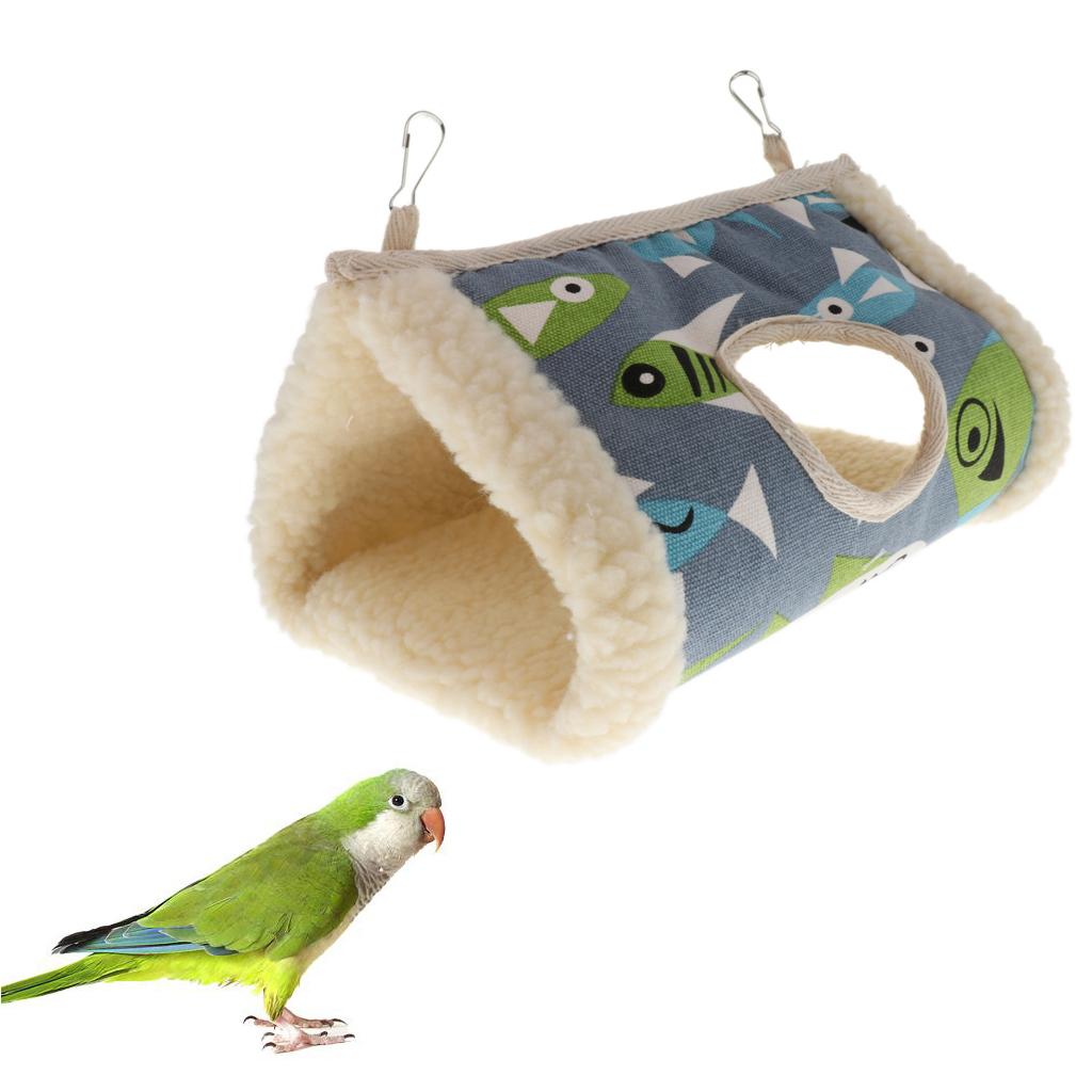 Tunnel Bird Hamster Hammock Hanging Nest Bed Small Animals Rat Ferret Toy
