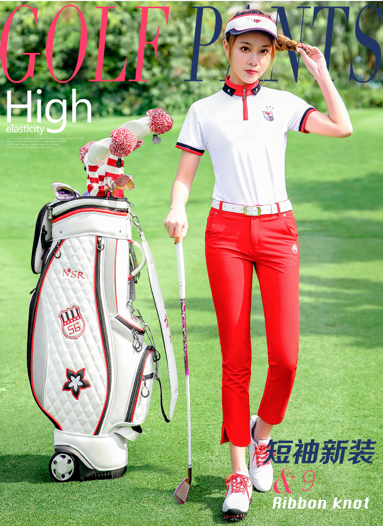 Fullset áo golf nữ YF169 và quần dài golf KUZ053