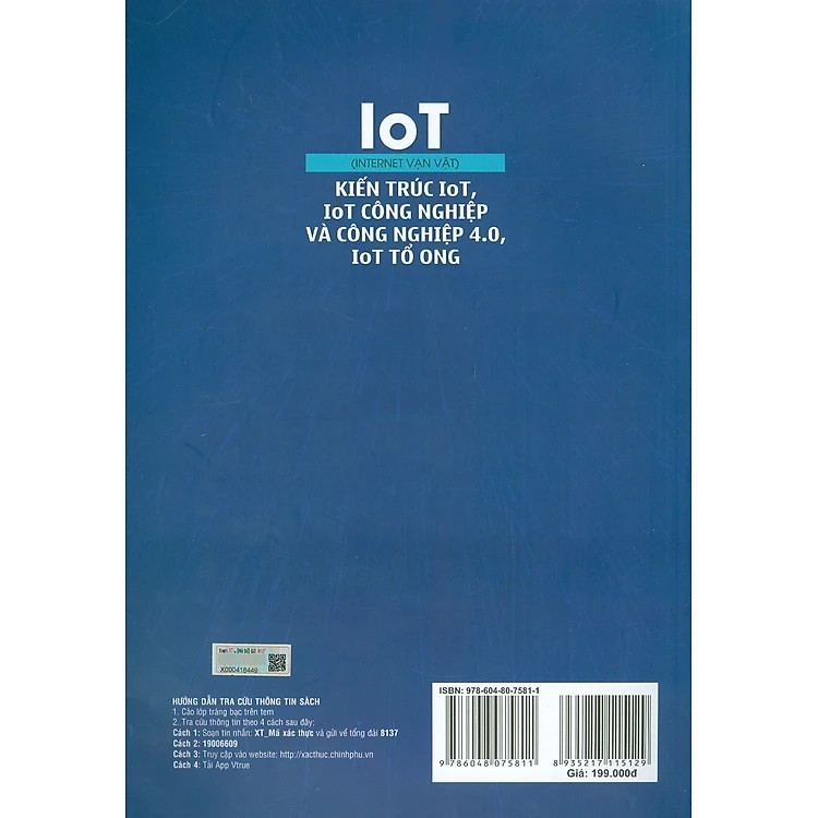 IoT (Internet vạn vật) - Kiến trúc IoT, IoT công nghiệp và công nghiệp 4.0, IoT tổ ong - TS. Nguyễn Phạm Anh Dũng - (bìa mềm)