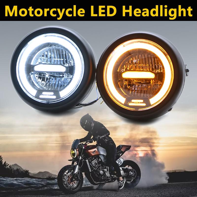 Đèn Pha LED Phong Cách Retro Cho Xe Mô Tô