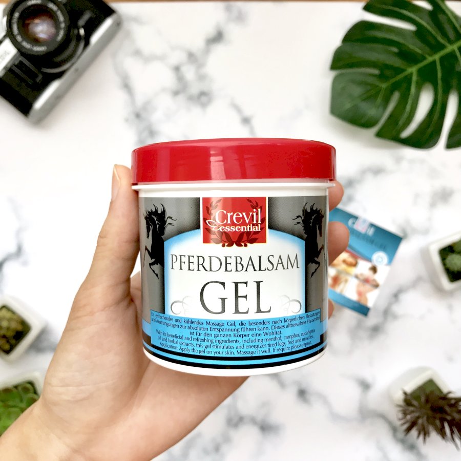  Crevil Pferdebalsam Gel, massage hỗ trợ trị liệu giảm đau, nhức mỏi khớp