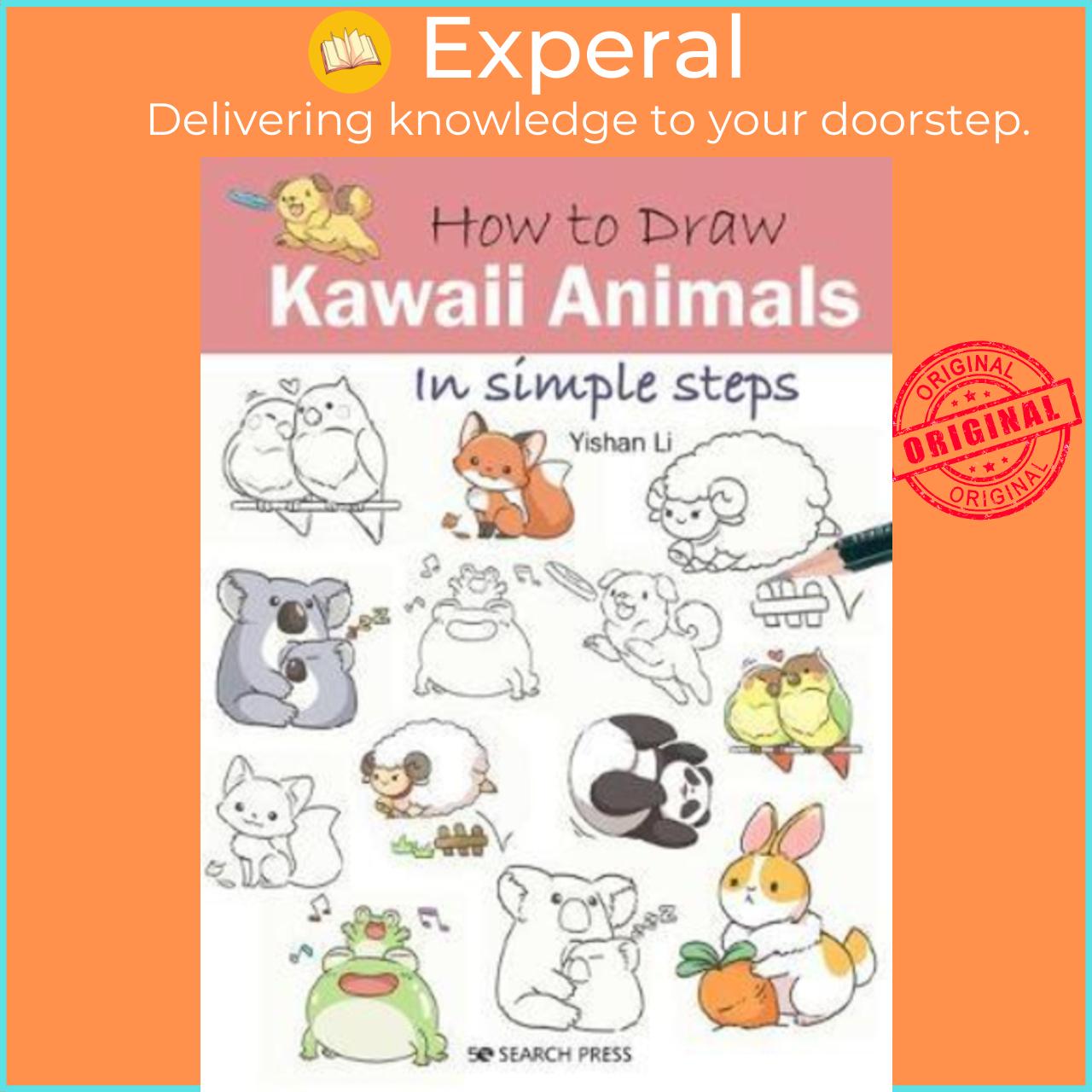 Sách - How to Draw: Kawaii Animals : In Simple Steps by Yishan Li (UK edition, paperback)