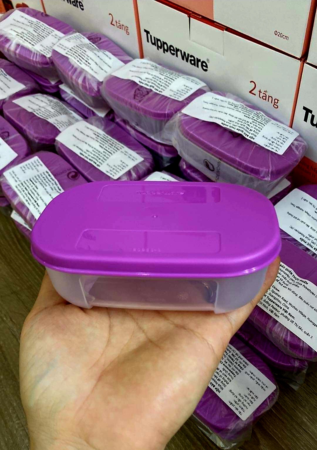 Hộp trữ đông mini Tupperware 140ml - bảo hành chính hãng