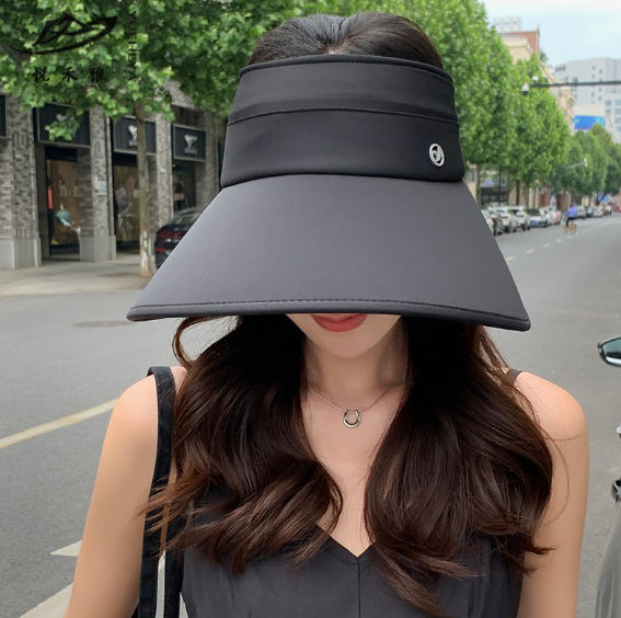 Mũ rộng vành chống nắng chống tia UV cao cấp mới, nón nửa đầu rộng vành chống nắng cho nữ