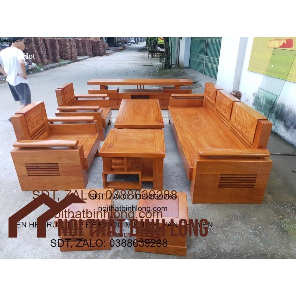 Bộ bàn ghế trứng đối gỗ gõ đỏ