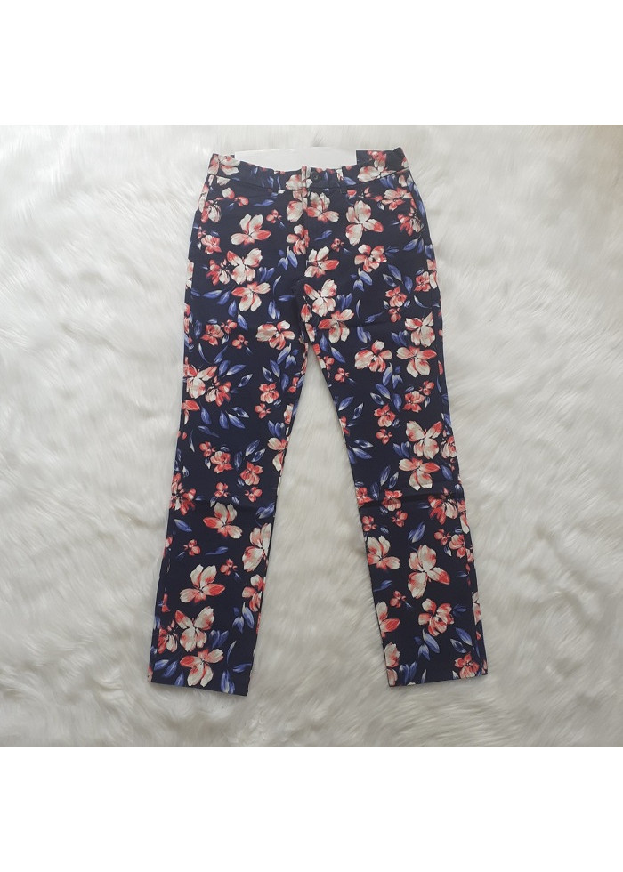 QUẦN DÀI NỮ KAKI THUN IN HỌA TIẾT