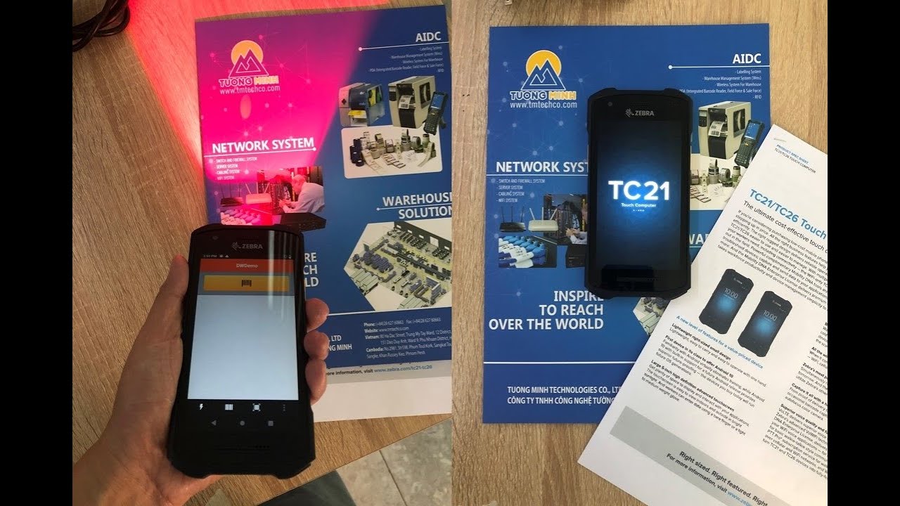 Máy quét mã vạch Zebra TC21 - TC210K-01A222-A6 - HÀNG CHÍNH HÃNG