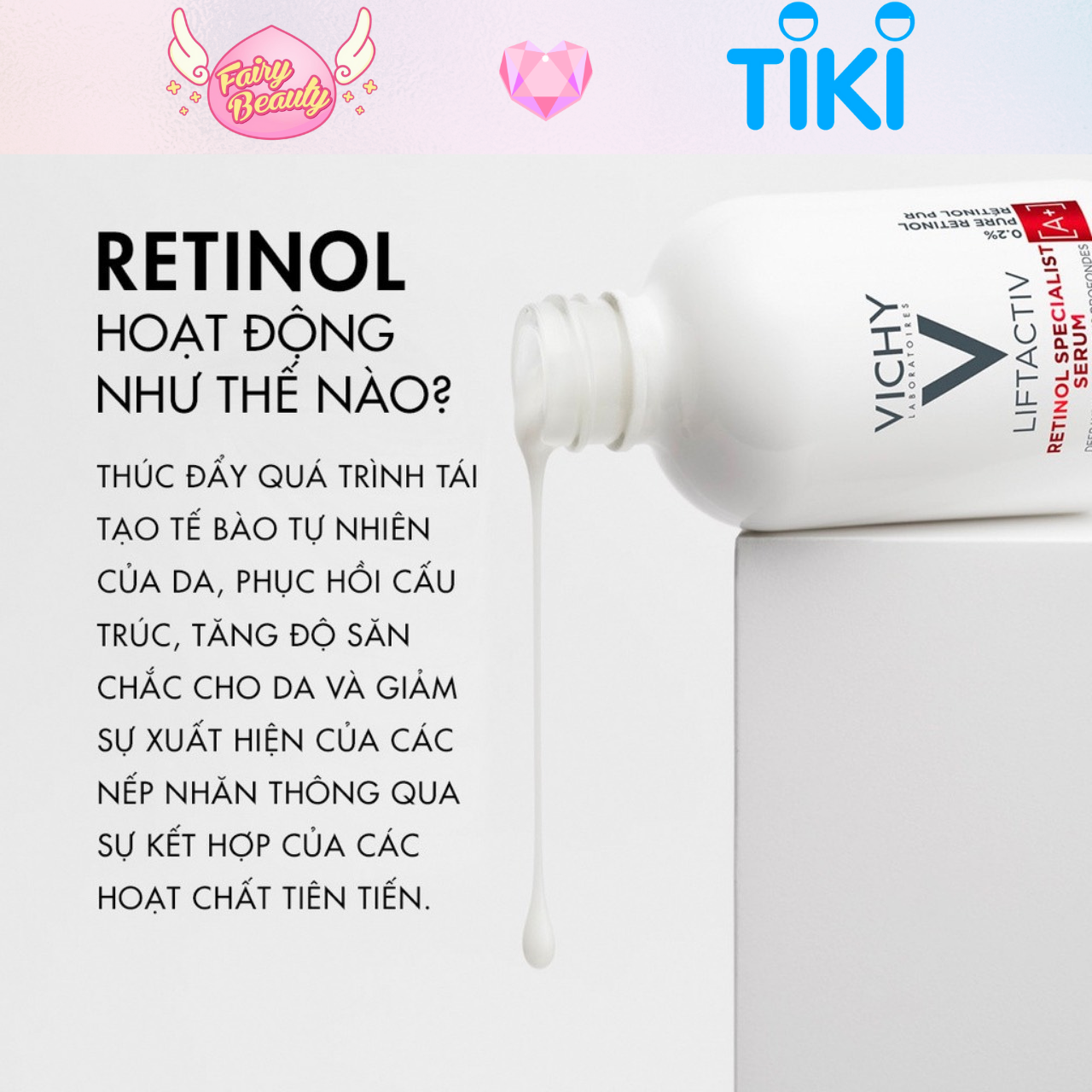 Dưỡng Chất Chứa Retinol Giúp Cấp Ẩm & Chống Lão Hoá Liftactiv Retinol Specialist Deep Wrinkles Serum 30ml