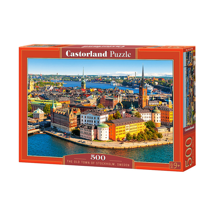 Xếp hình puzzle The Old Town of Stockholm, Sweden 500 mảnh CASTORLAND B0052790
